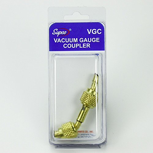 Supco VGC Vacuum Gauge Coupler - HVAC Refrigeration Tool for AC Repair & Maintenance | Perfect for Technicians, DIY Home Use & Automotive Applications