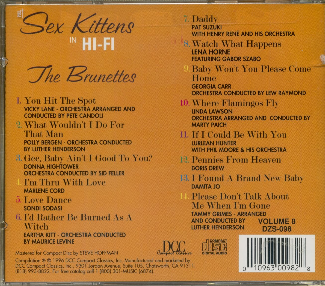 Bachelor's Den Music Vol.8: Sex Kittens in Hi-Fi - The Brunettes | Vintage Lounge & Retro Party Soundtrack