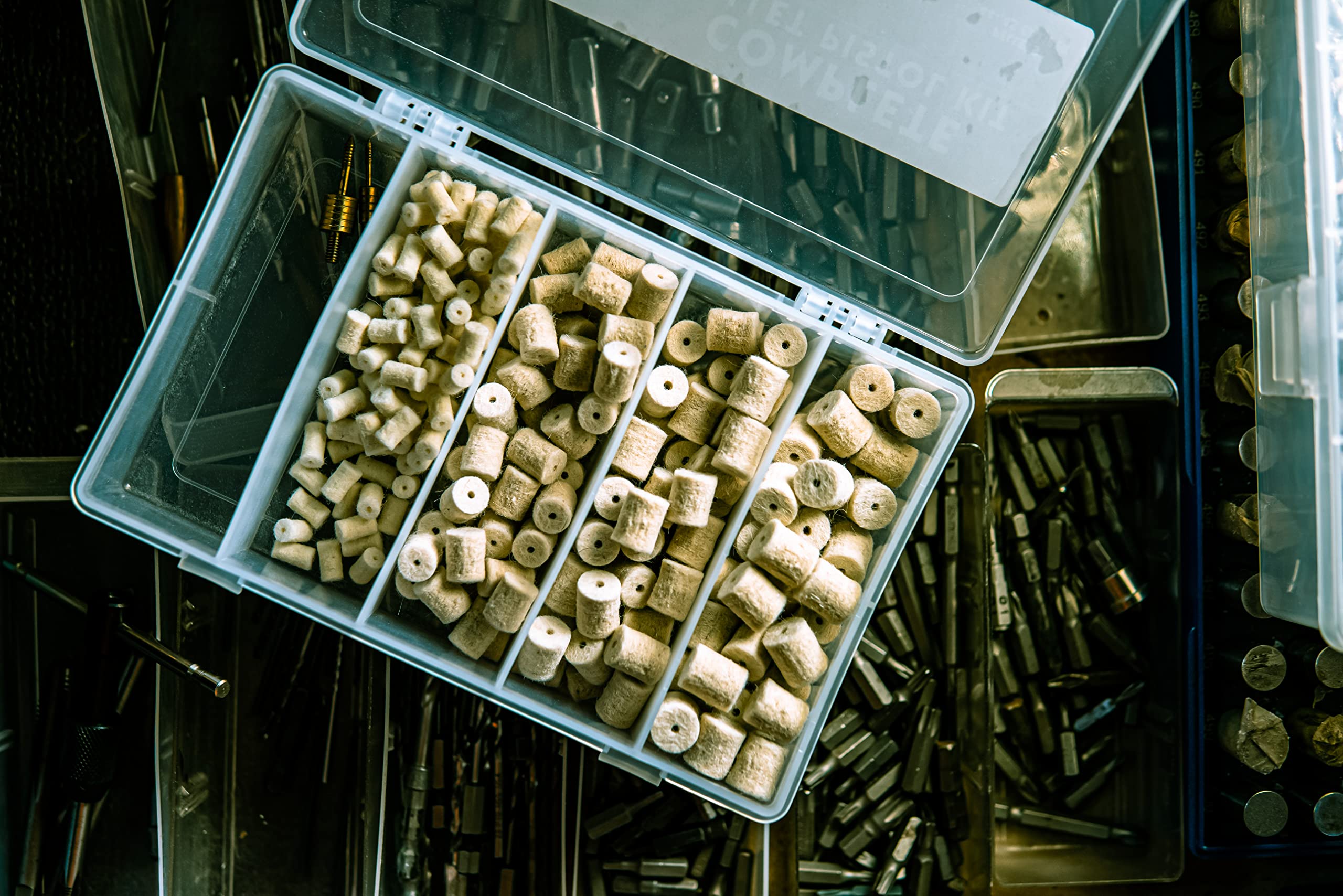 Tipton Felt Gun Cleaning Pellets - Precision Caliber-Specific for Gunsmithing & Shooting Range Use