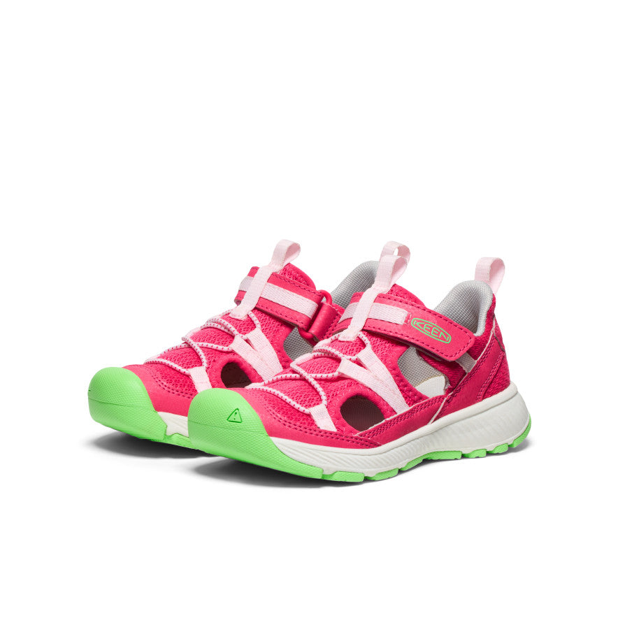 Motozoa Kids' Sandals for Toddlers & Little Girls - Raspberry & Giggle Pink Water Shoes for Beach, Pool & Outdoor Play