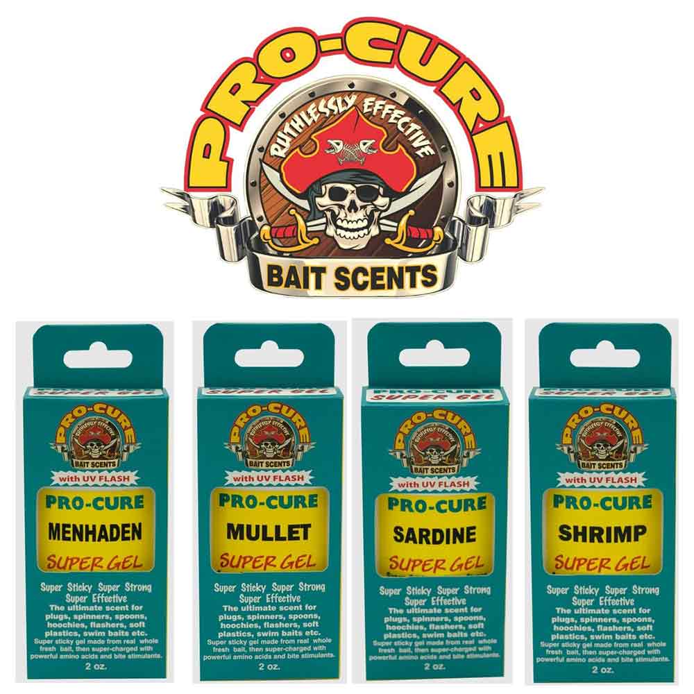 Pro Cure Bait Attractant Super Gels - Premium Fishing Lure Enhancer for Bass, Trout & Salmon - Ideal for Freshwater & Saltwater Fishing Adventures