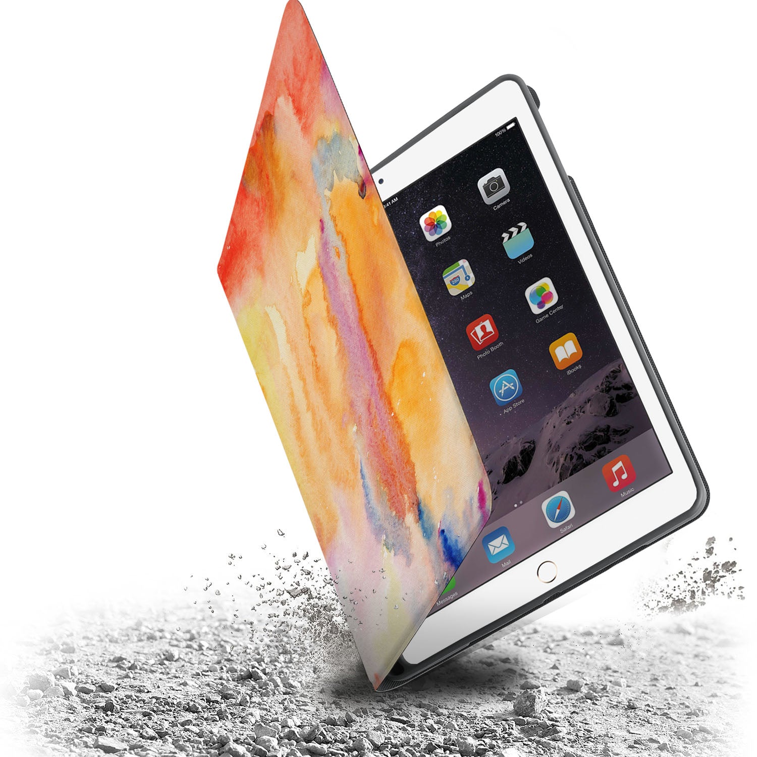 Premium iPad Folio Case with Splash Protection - Slim Protective Cover for iPad Air/Pro (6th/5th/4th Gen) | Perfect for Work, Travel & School Use