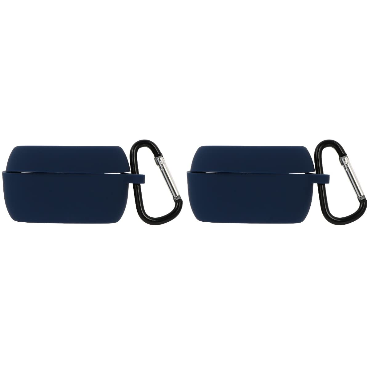 Premium Shockproof Silicone Headphone Case (2-Pack) - Durable Earbuds Storage Cover with Keychain for AirPods & Wireless Earbuds - Perfect for Travel, Gym & Daily Protection