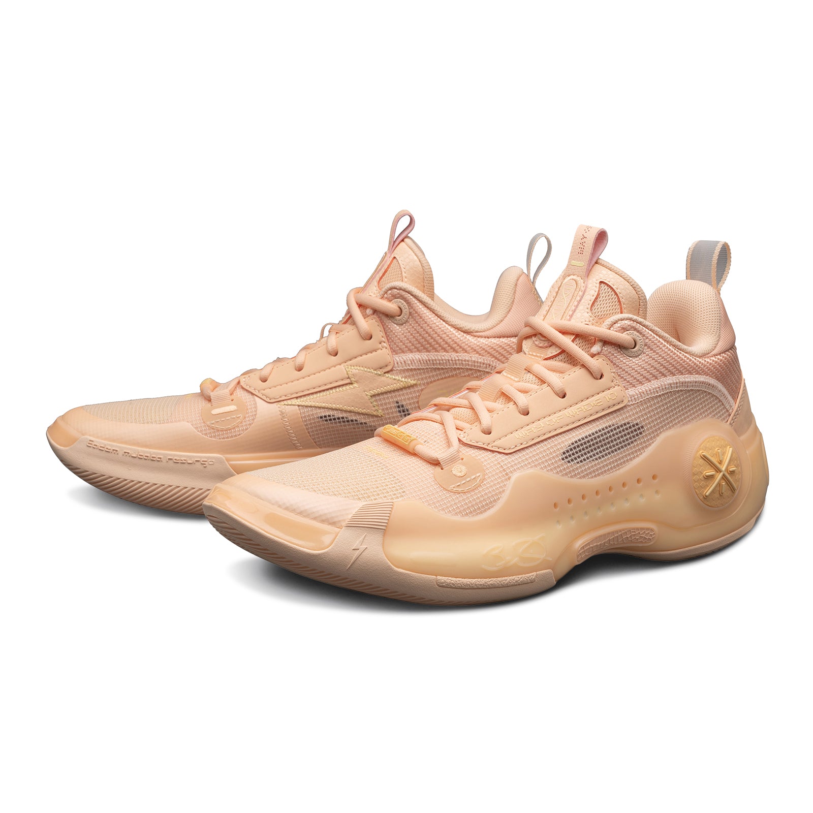 Way of Wade 10 Low Orange Basketball Shoes - Lightweight Performance Sneakers for Men | Perfect for Indoor/Outdoor Court Play & Streetwear Fashion