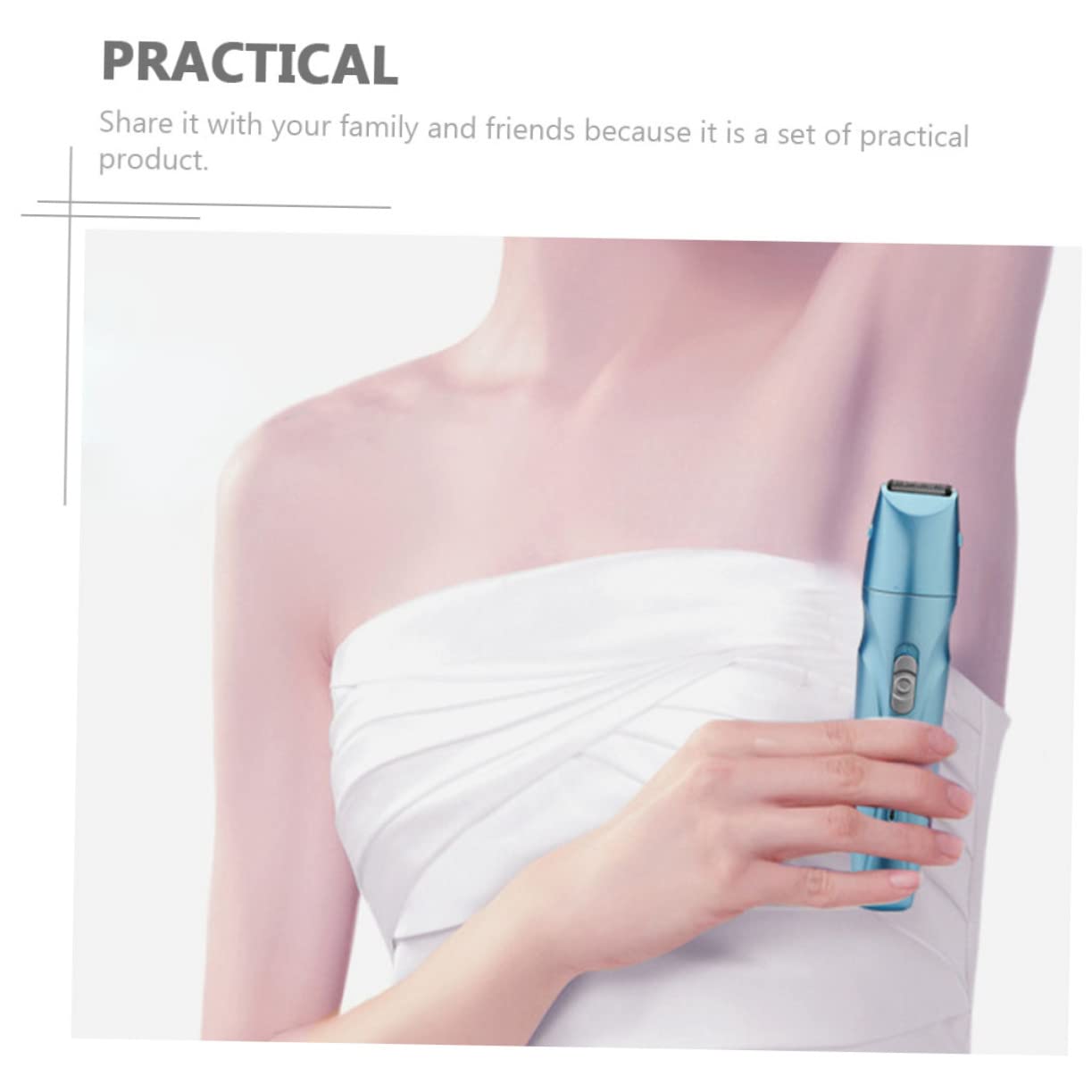 IPetBoom Rechargeable Electric Nose Hair Trimmer for Women & Men - USB Eyebrow Shaver, Body Groomer & Facial Hair Remover (Blue) - Perfect for Travel, Home Use & Personal Grooming Kit
