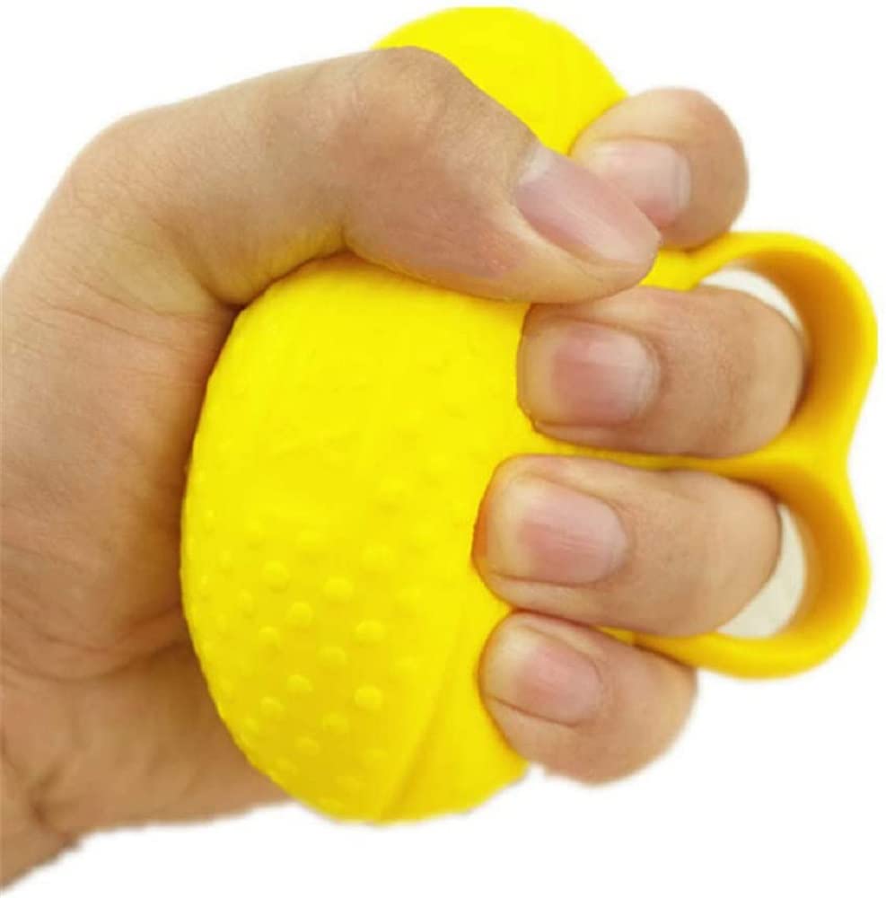 Finger Grip Ball for Stroke Hemiplegia Rehabilitation - Soft Hand Finger Strength Massage Training Equipment for Home Therapy and Recovery