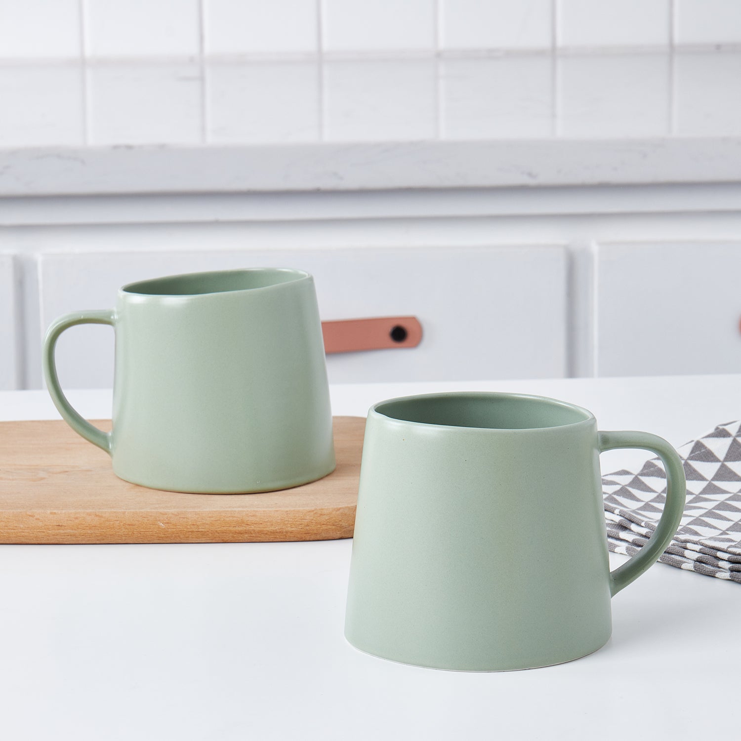 Premium Delilah Porcelain Coffee Mug Set - 6 Pack, Elegant Ceramic Tea Cups for Home, Office & Gifts - Dishwasher & Microwave Safe
