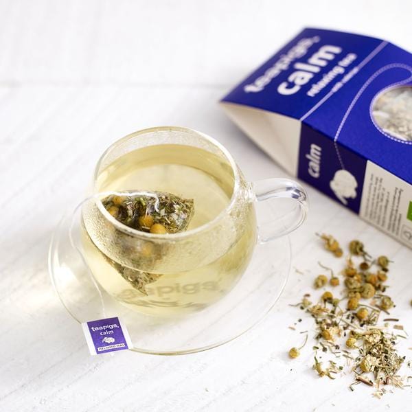 Teapigs Calm Herbal Tea for Relaxation & Stress Relief - Perfect for Evening Wind Down & Meditation