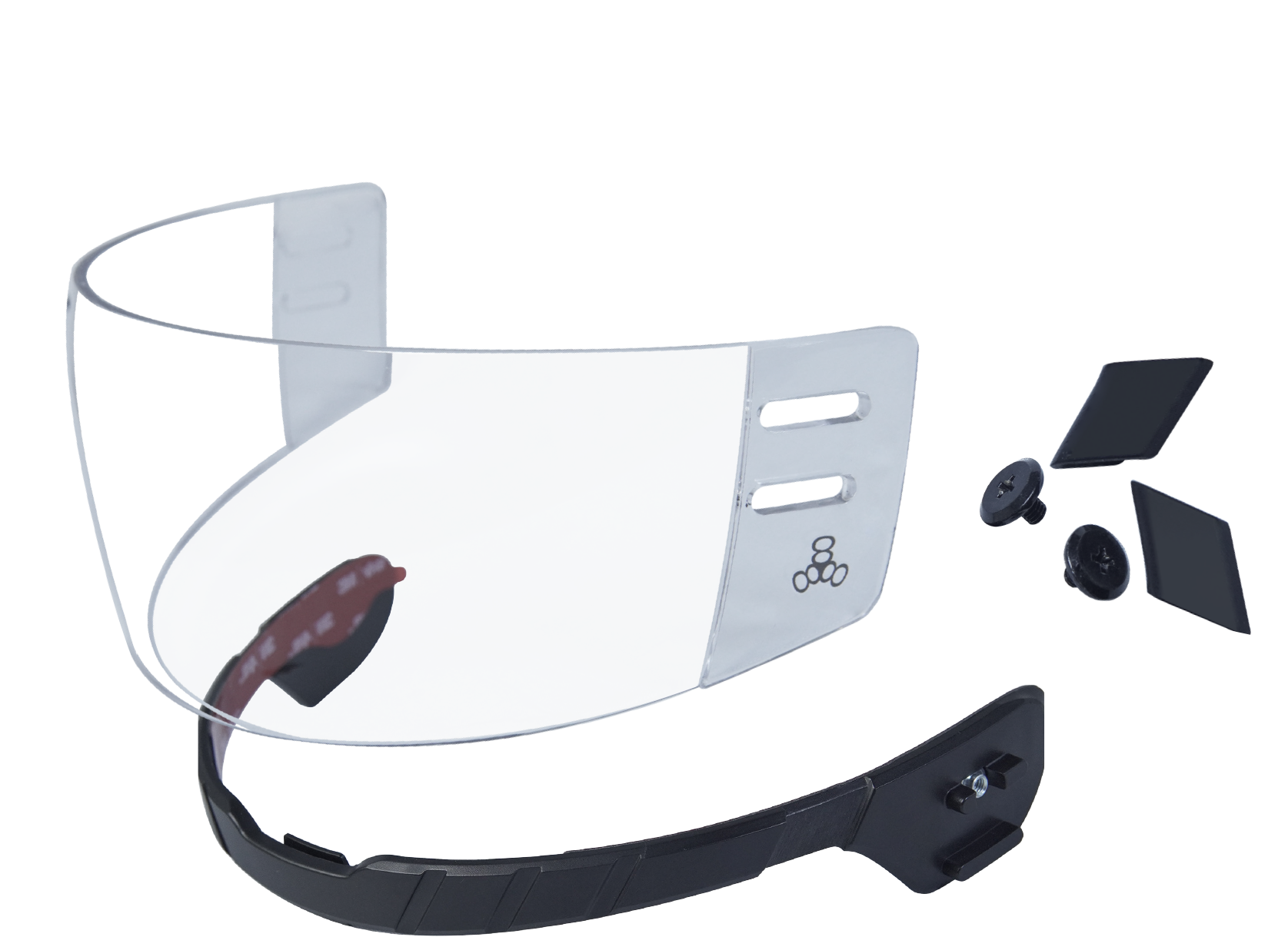 Deep Cover Visor Crown Kit - Universal Fit for Motorcycle Helmets, Enhanced Safety & Comfort for Riding - Perfect for Street Bikes, Cruisers & Touring Motorcycles