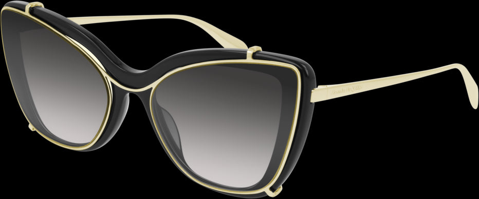 Alexander McQueen AM0261S Sunglasses - Luxury Designer Shades for Men & Women - UV Protection & Polarized Lenses - Perfect for Outdoor Activities, Travel & Fashion
