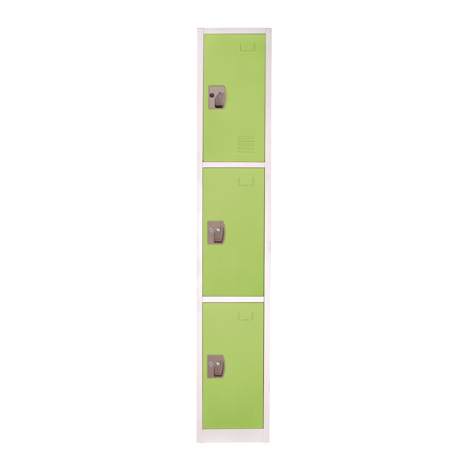 AdirOffice 3-Compartment Steel Storage Locker - 12