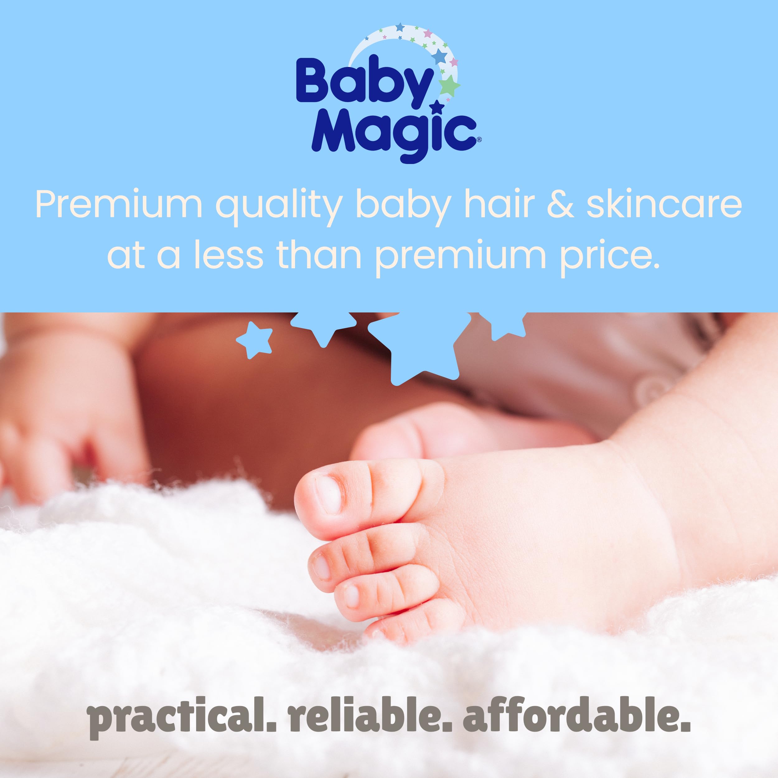 Baby Magic Calming Lotion 16.5oz - Lavender Chamomile for Bedtime Relaxation (6 Pack)