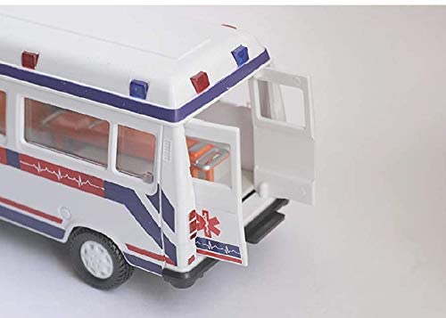 Kids' White Sheel Ambulance & Innova Police Car Toy Set - Emergency Rescue Vehicle Playset for Pretend Play & Role-Playing Games