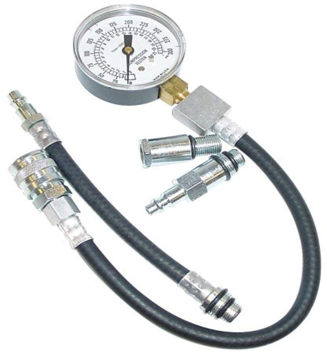 SG Tool Aid 34000 Universal Compression Tester Kit - Professional Engine Diagnostic Tool for Cars, Trucks & Motorcycles - Accurate Cylinder Pressure Measurement for Auto Repair Shops & DIY Mechanics