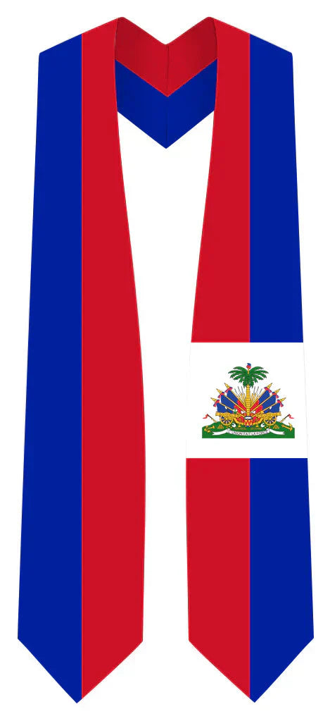 International Flag Graduation Stole - Multicolor Sash for Graduation Ceremony - Perfect for High School & College Commencement