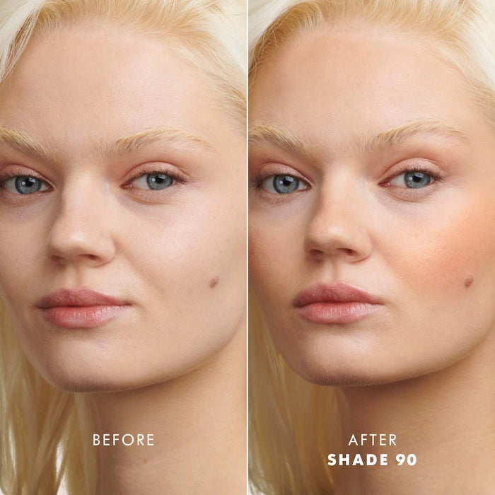 Armani Beauty Luminous Silk Creamy Bronzing Powder - Buildable Matte Bronzer for a Sun-Kissed Glow | Perfect for Contouring & Highlighting | Day to Night Makeup Essential