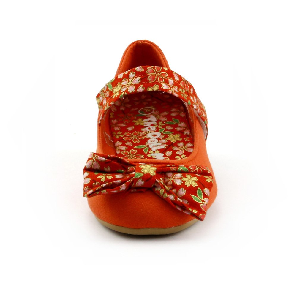 The Doll Maker Floral Bow Mary Jane Shoes - Elegant & Comfortable Flats for Women | Perfect for Weddings, Parties & Everyday Wear