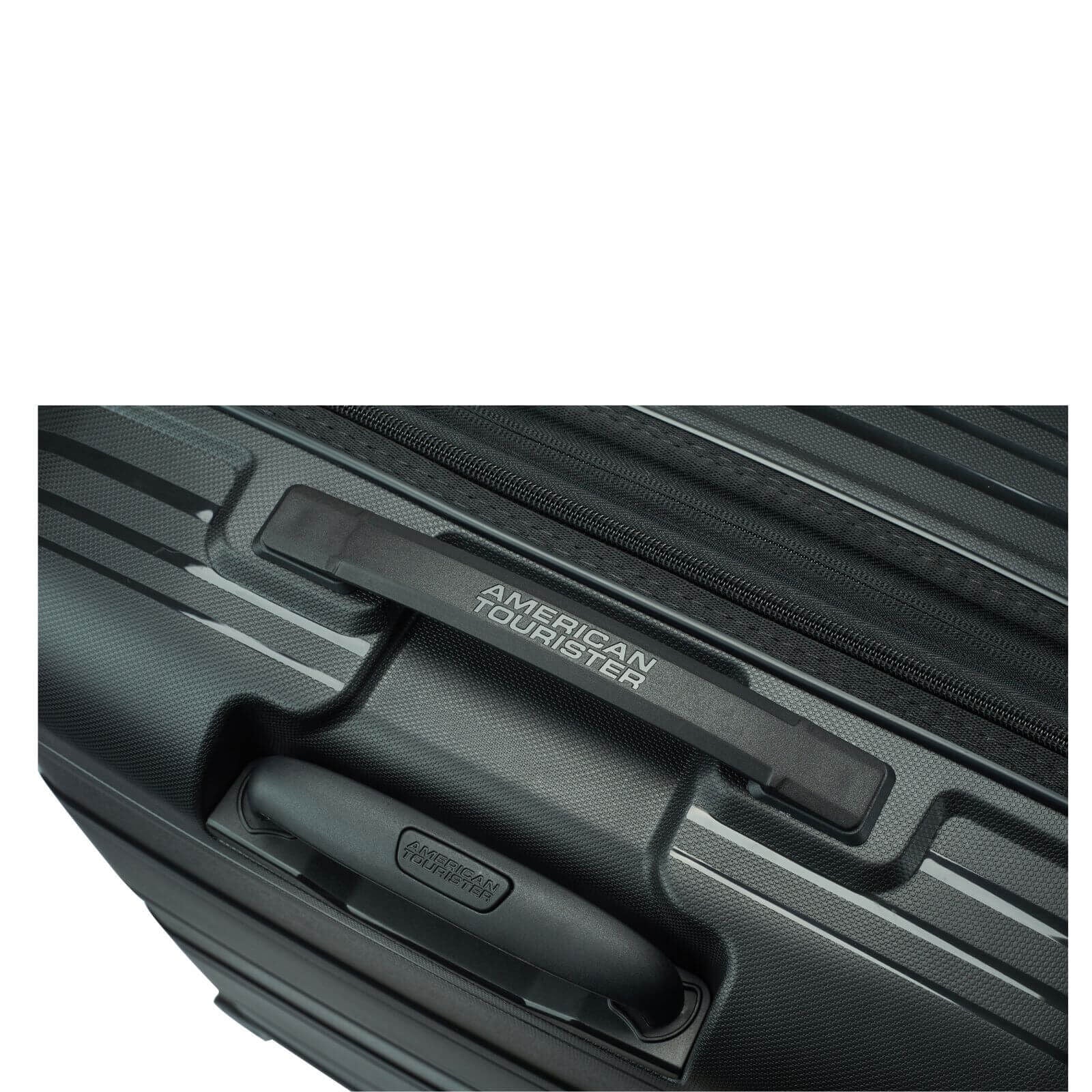 American Tourister Light MAX 3-Piece Luggage Set (Large, Medium, Small) - Black | Perfect for Family Travel, Business Trips & Weekend Getaways