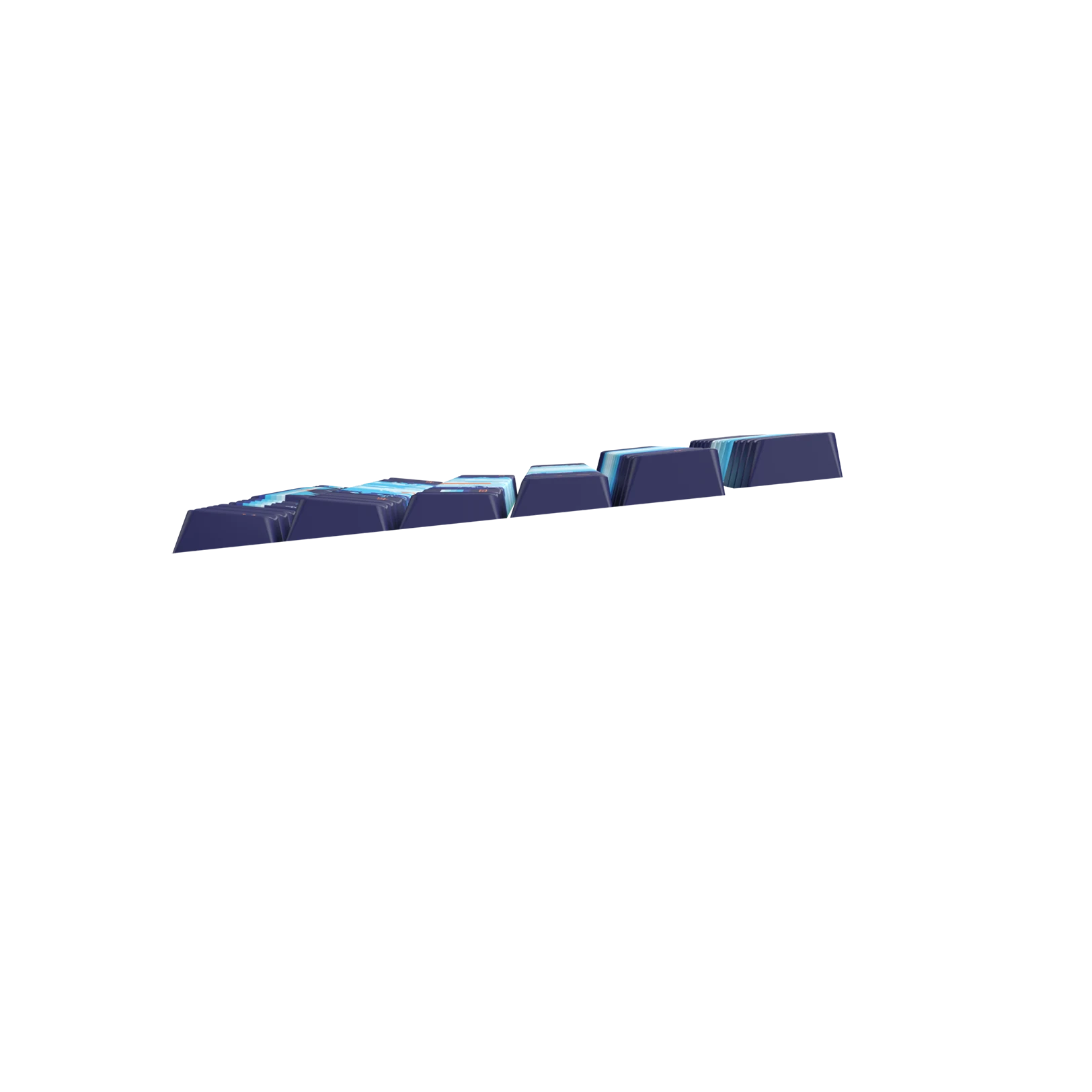 Synth Sunrise Limited Edition Keycaps - Custom Mechanical Keyboard Keycaps for Gaming & Typing - Perfect for PC, Mac, and Laptop Enthusiasts