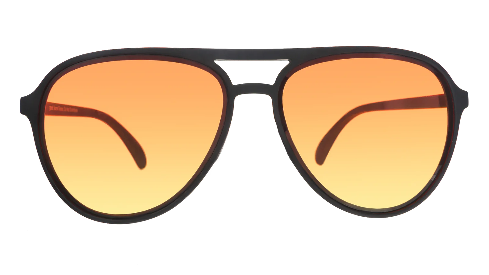 Goodr Clear and Resin Danger Sunglasses - Polarized UV Protection for Running, Cycling & Outdoor Sports