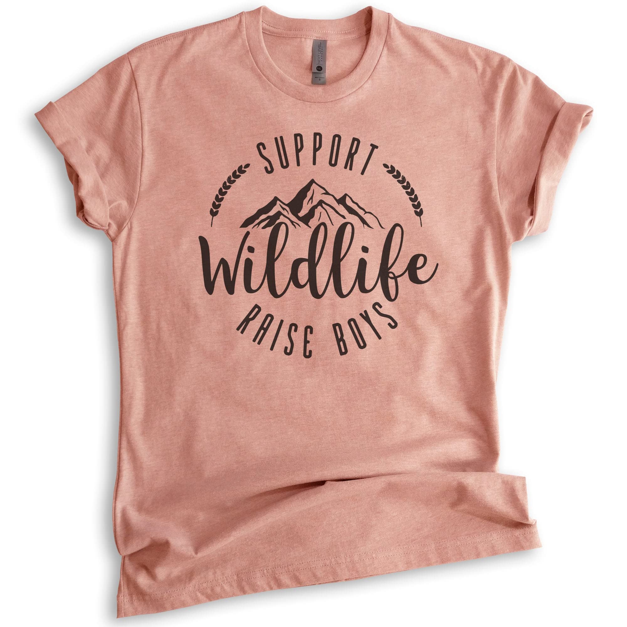 Wildlife Conservation T-Shirt for Moms - Funny Boy Mom Shirt, Unisex Women's Tee - Perfect for Animal Lovers, Parenting Humor & Casual Wear