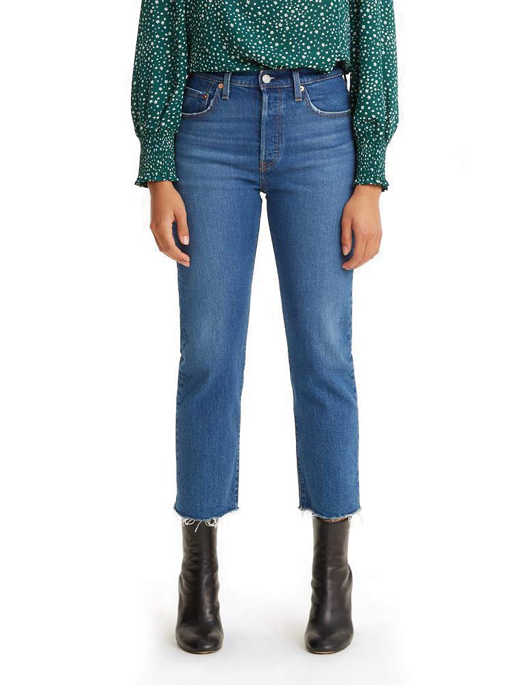 Levi's Women's 501 Crop Jeans - High Waist Straight Leg Denim Pants for Casual Wear & Everyday Style | Perfect for Office, Dating and Weekend Outfits