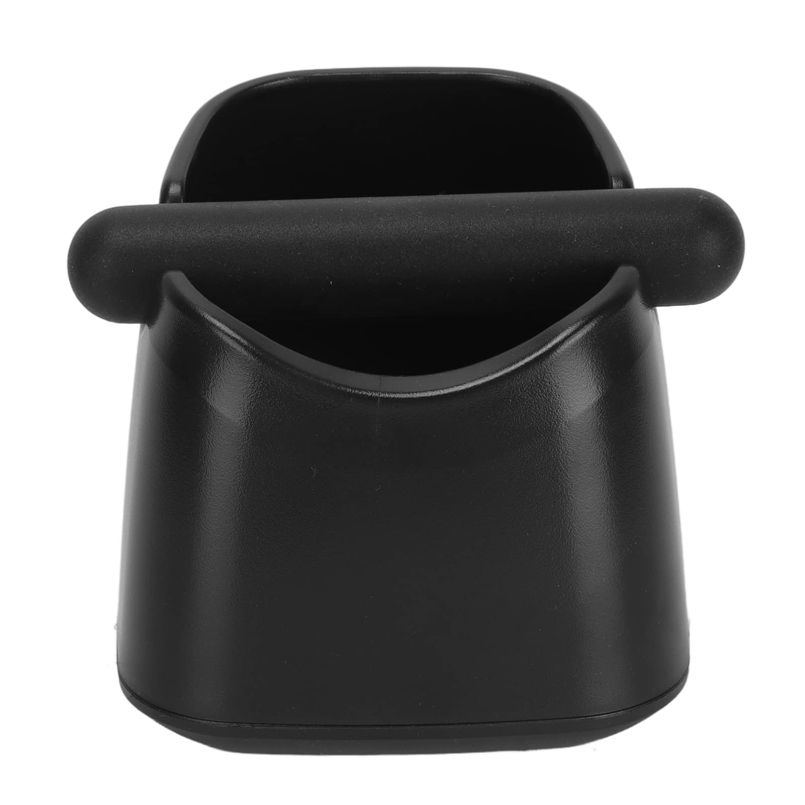 Tgoon Coffee Knock Box - Durable, Large Capacity Espresso Knock Bin with Removable Bar - Perfect for Home Baristas & Coffee Shops - Ideal for Espresso Grounds Disposal After Brewing (Black)