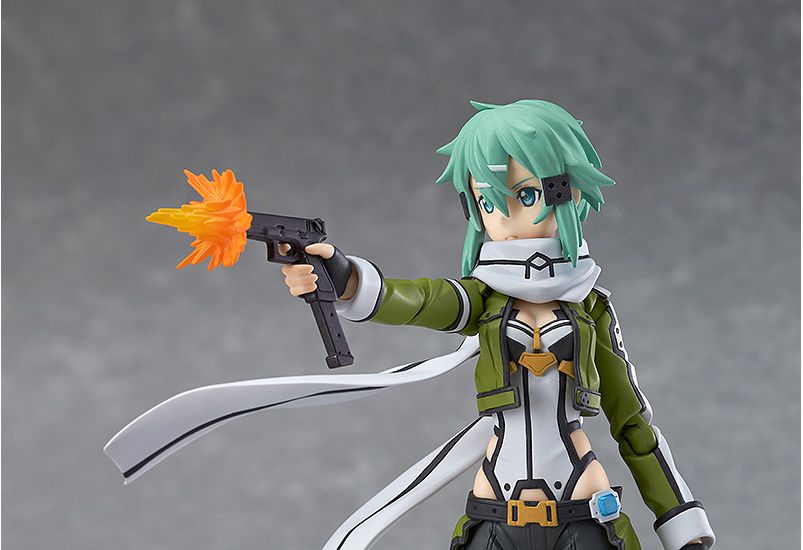 Figma #241 Sinon Sword Art Online II Action Figure - Anime Collectible for Fans, Gift for Gamers & Otaku - Perfect for Display, Cosplay, and Anime Conventions