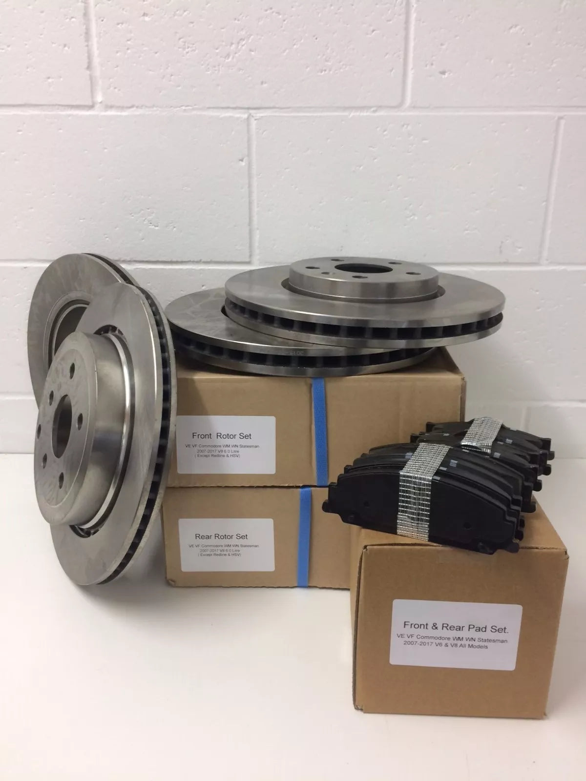 High-Performance Holden Commodore VE VF WM WN Brake Rotor & Pad Set - 6.0L V8 Upgrade for Smooth Stopping Power | Perfect for Daily Driving & Performance Tuning
