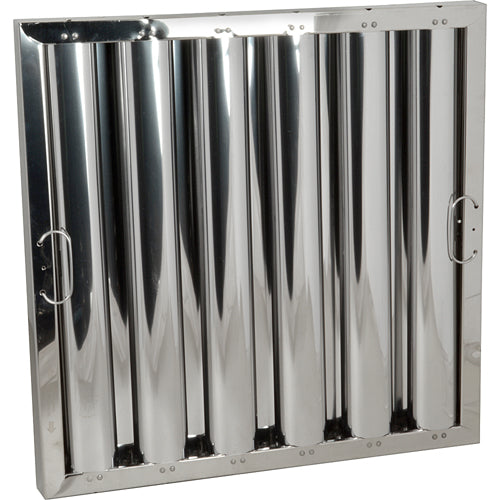 FMP 129 1304 Stainless Steel Flame Guard Exhaust Hood Filter 20x20 - Durable Kitchen Range Hood Replacement Filter for Grease & Smoke Protection - Perfect for Restaurants, Food Trucks & Home Kitchens