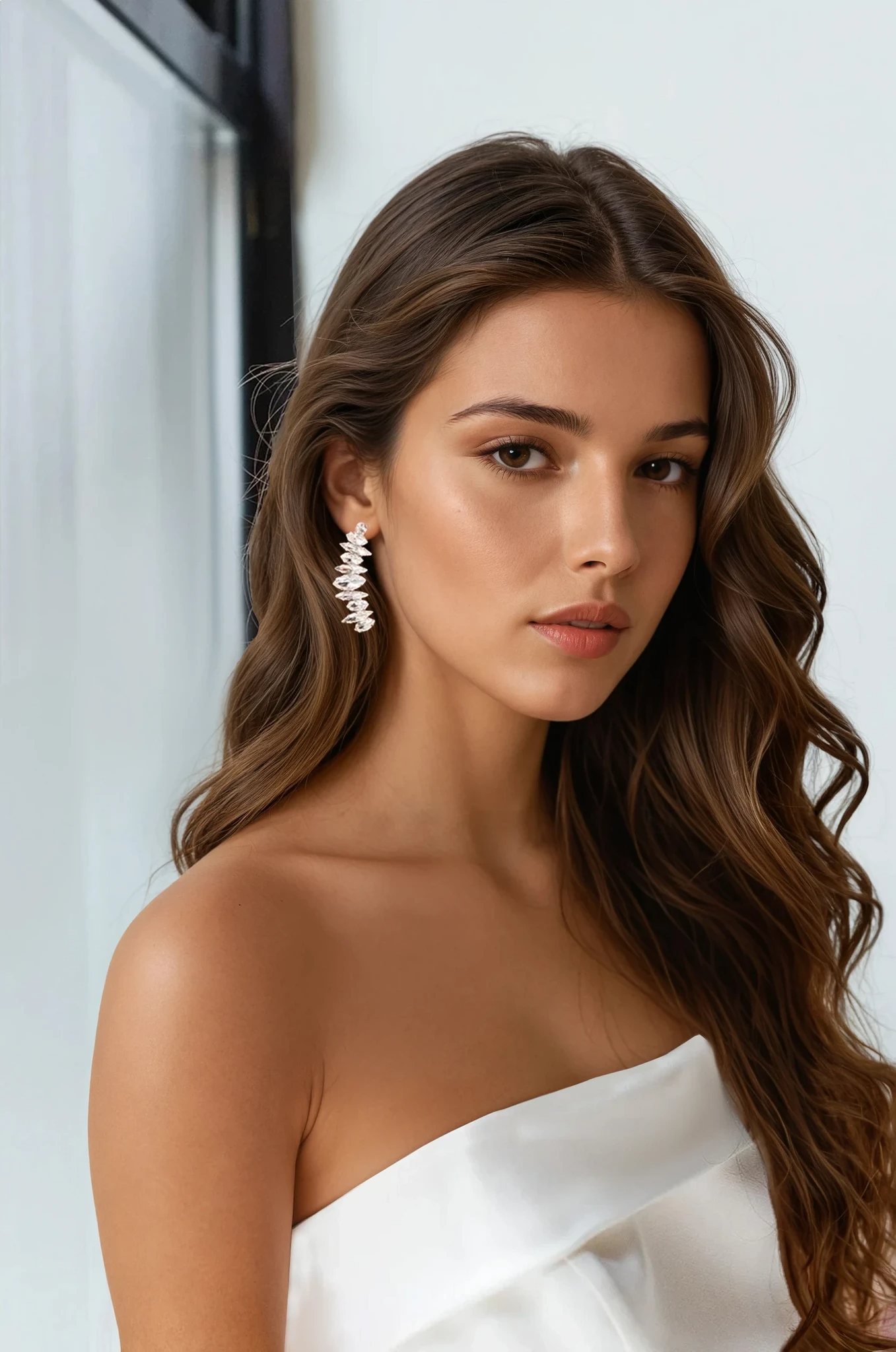 Amalfi Earrings for Women - Handmade Italian Jewelry, Sterling Silver Dangle Earrings, Elegant Gift for Her - Perfect for Weddings, Parties & Everyday Wear