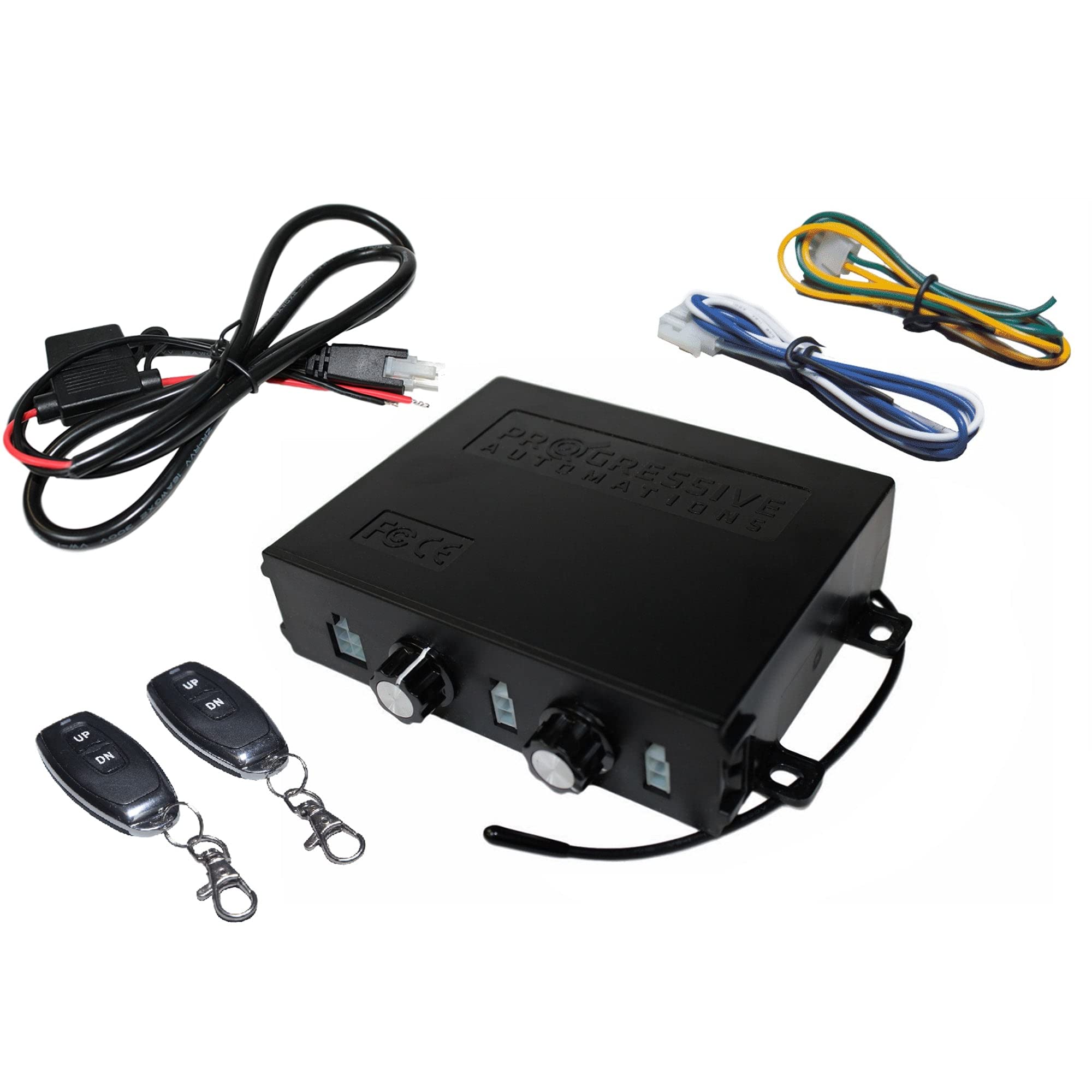 Progressive Automations Dual Channel Wireless Remote Control Linear Actuator Speed Controller - Forward/Reverse Switch for Multiple Motors - Ideal for Home Automation, Robotics, and Industrial Equipment