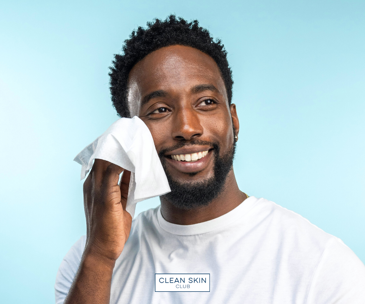 Clean Skin Club Disposable Facial Cleansing Wipes for Acne & Makeup Removal - Gentle & Hypoallergenic for Sensitive Skin - Perfect for Travel, Gym & On-the-Go Skincare