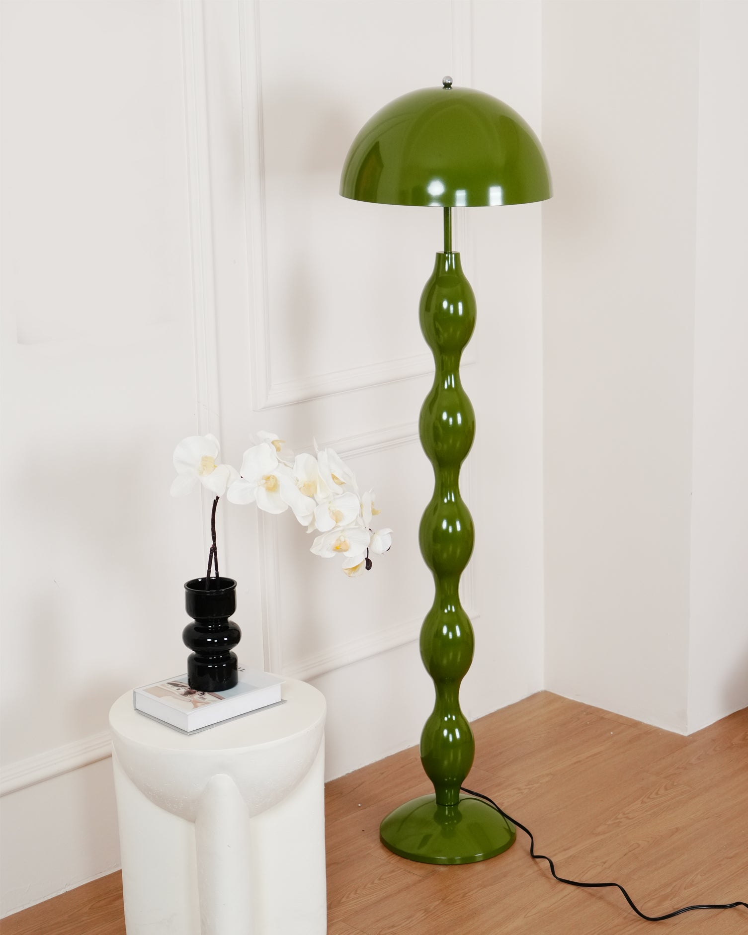 Modern LED Drop Floor Lamp with Adjustable Brightness - Stylish Standing Light for Living Room, Bedroom, or Office - Perfect for Reading, Relaxing, and Ambient Lighting