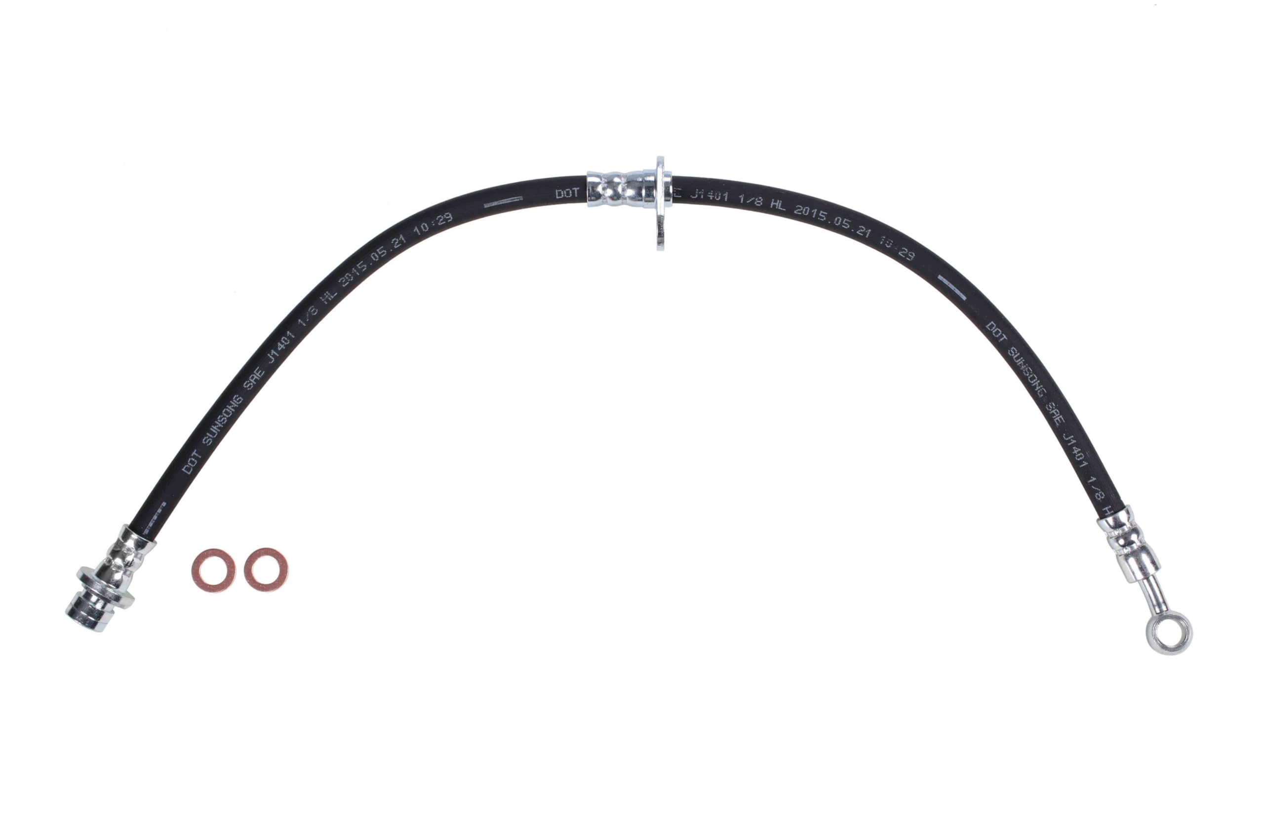 Sunsong 2205647 Brake Hydraulic Hose - High Performance Replacement for Smooth Braking | Perfect for Trucks, SUVs, and Off-Road Vehicles
