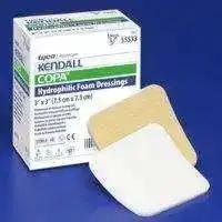 Cardinal Health Kendall Foam Dressing 6x6 Inches - Sterile Wound Care Pad for Absorbent Healing & Protection - Ideal for Chronic Wounds, Ulcers, and Post-Surgical Care