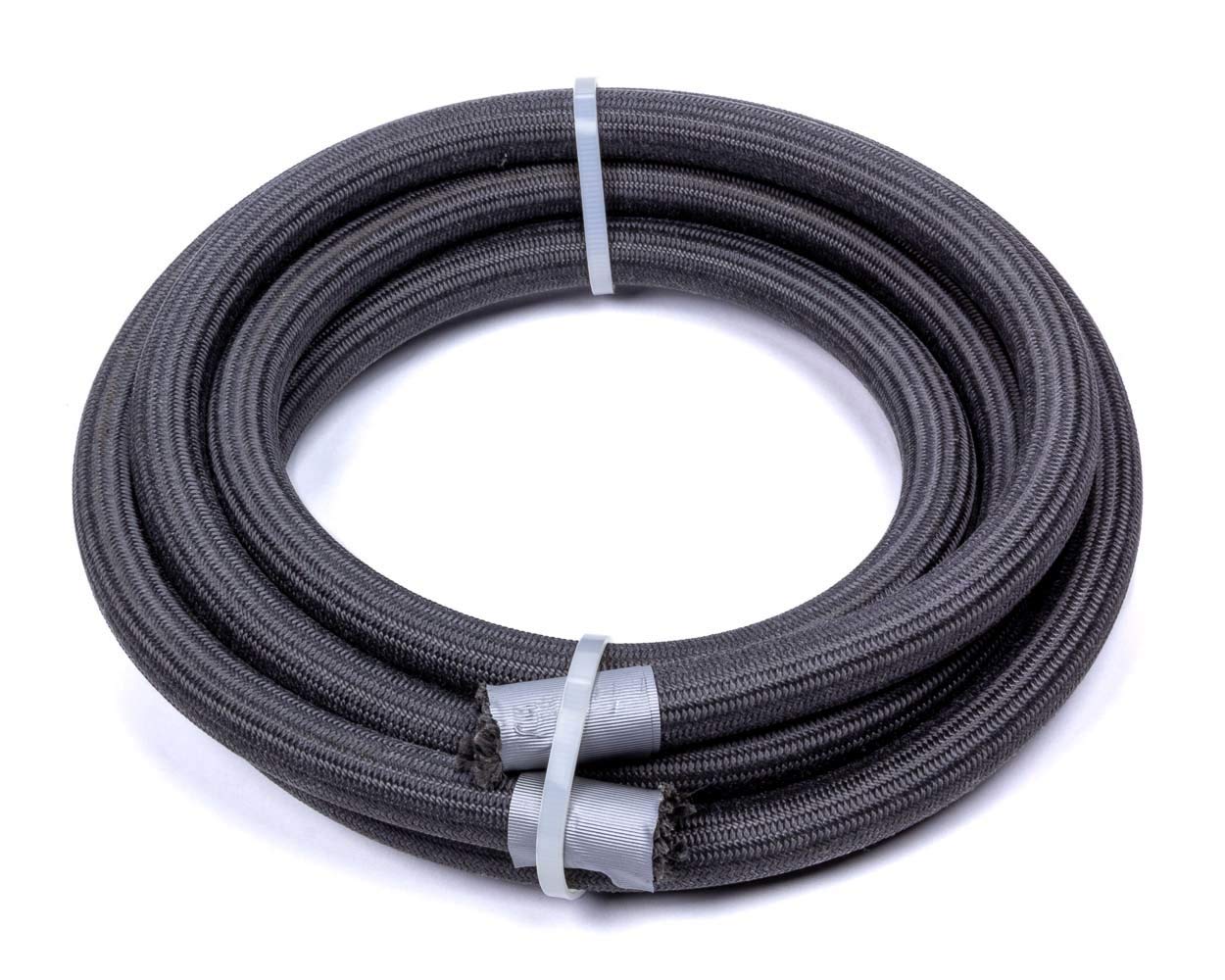 6AN 15FT Braided PTFE Fire Retardant Hose - High Pressure Fuel/Oil/Coolant Hose for Automotive, Marine & Industrial Applications - Black (Each)