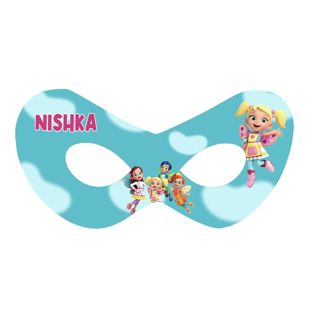 Butterbeans Cafe Themed Birthday Sleep Mask with Custom Baby Name - Perfect for Butterbeans Cafe Party Decorations, Kids' Birthday Favors, and Themed Sleepovers