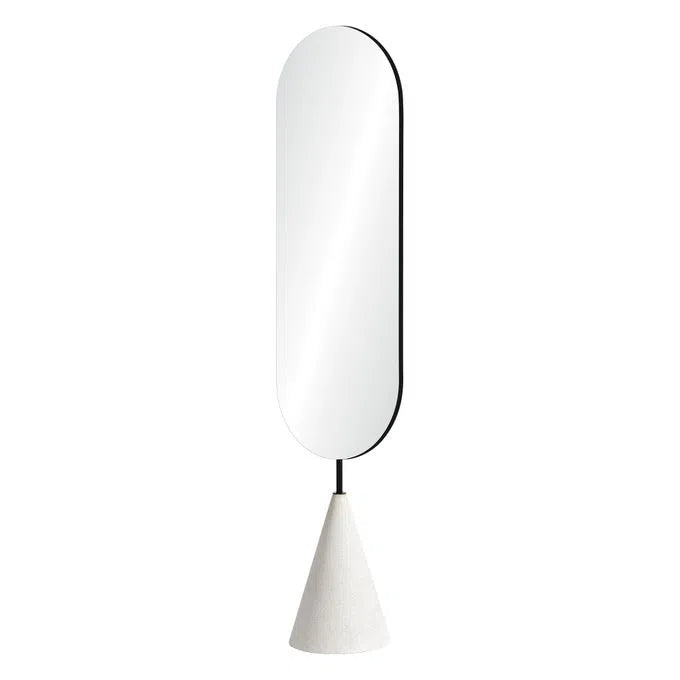 VAWN Full Length Mirror with Stand - 60x20 Inches, Durable Framed Floor Mirror for Bedroom, Living Room, or Gym - Perfect for Home Decor, Yoga, and Outfit Checks