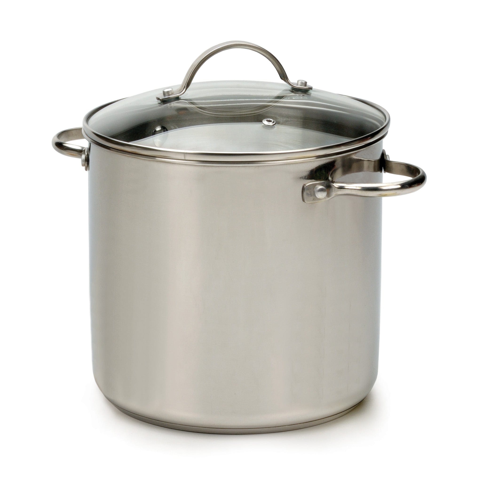 Premium Stainless Steel Stock Pot with Lid - 8 Quart Heavy Duty Cooking Pot for Soups, Stews, Pasta & Canning - Induction Compatible, Dishwasher Safe - Perfect for Home Kitchens & Professional Chefs