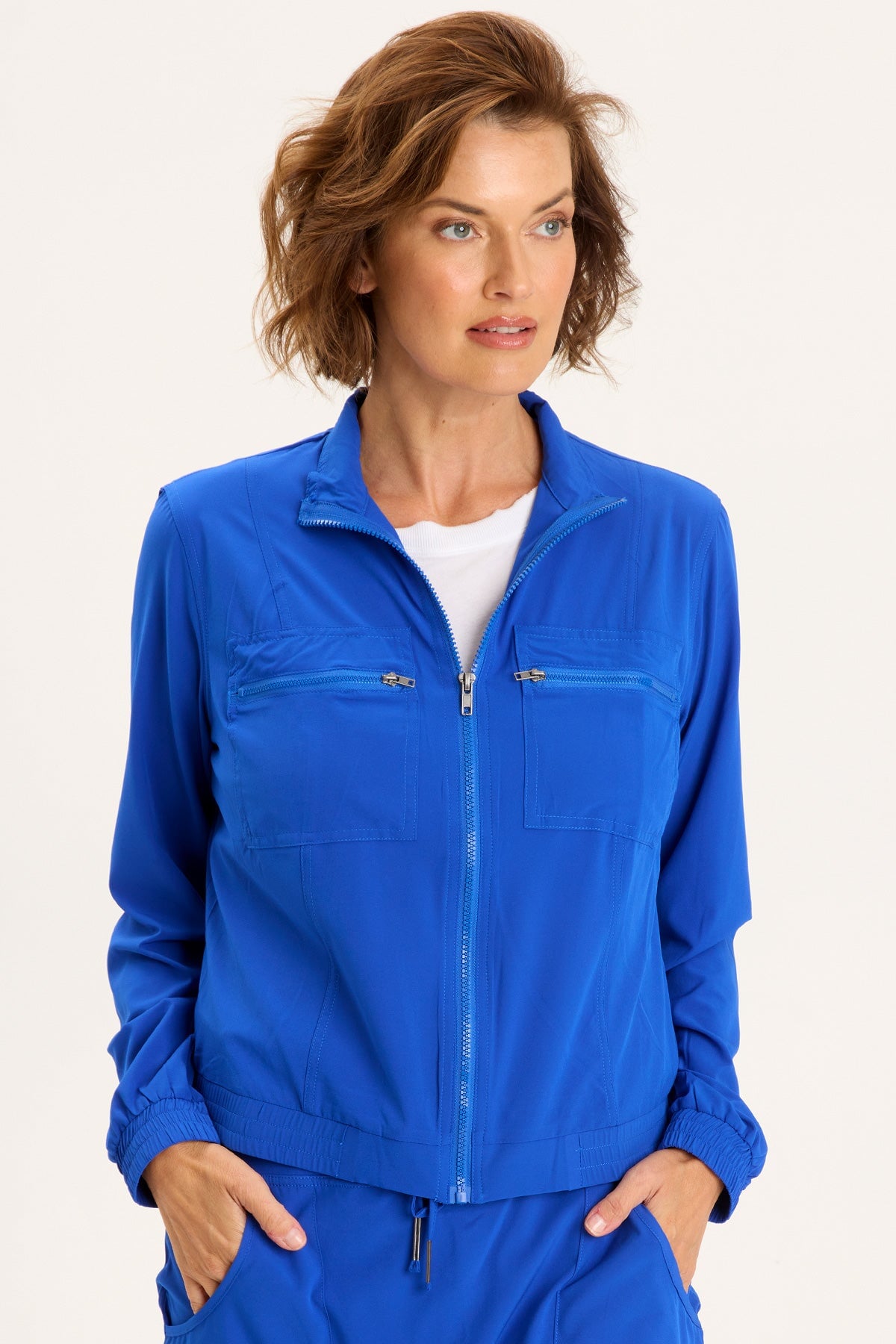 Active Quinn Bomber Jacket - Lightweight Waterproof Windbreaker for Men & Women | Perfect for Outdoor Hiking, Running & Travel