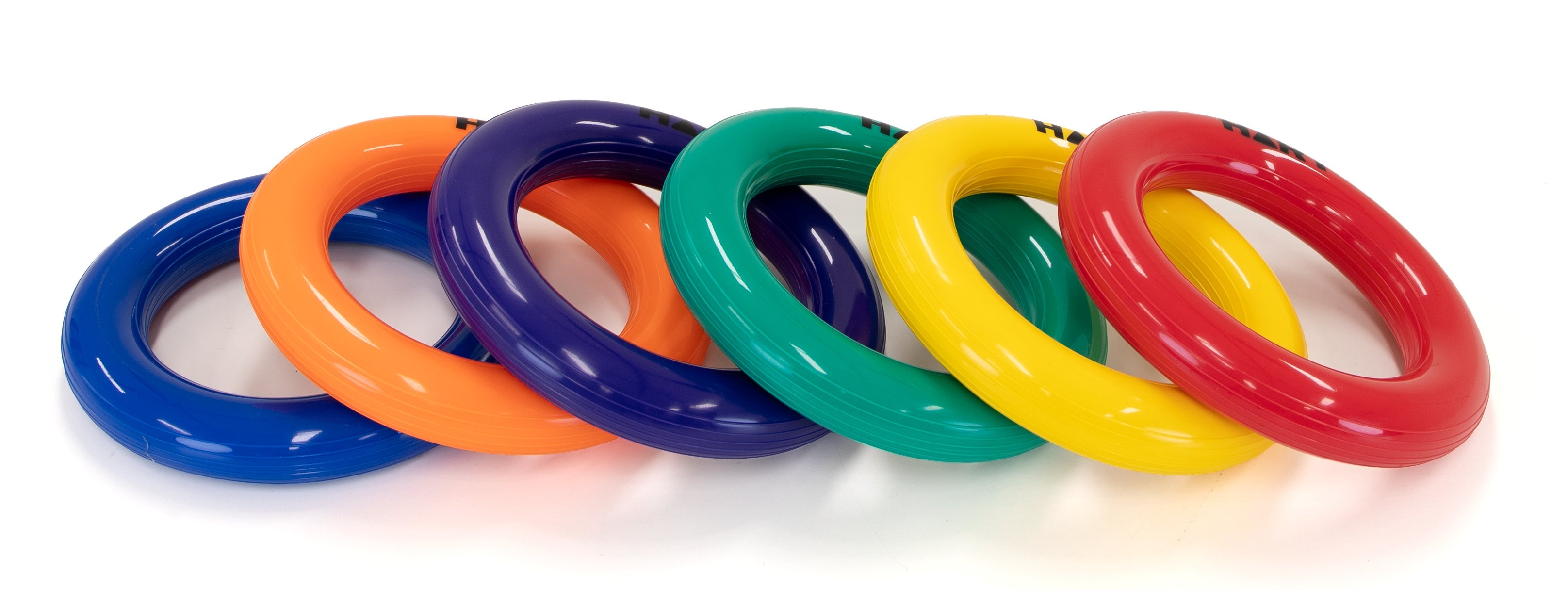 HART PVC Rings Set of 6 - Durable Plastic Rings for Women, Fashion Jewelry Accessories - Perfect for Everyday Wear, Parties, and Gifts