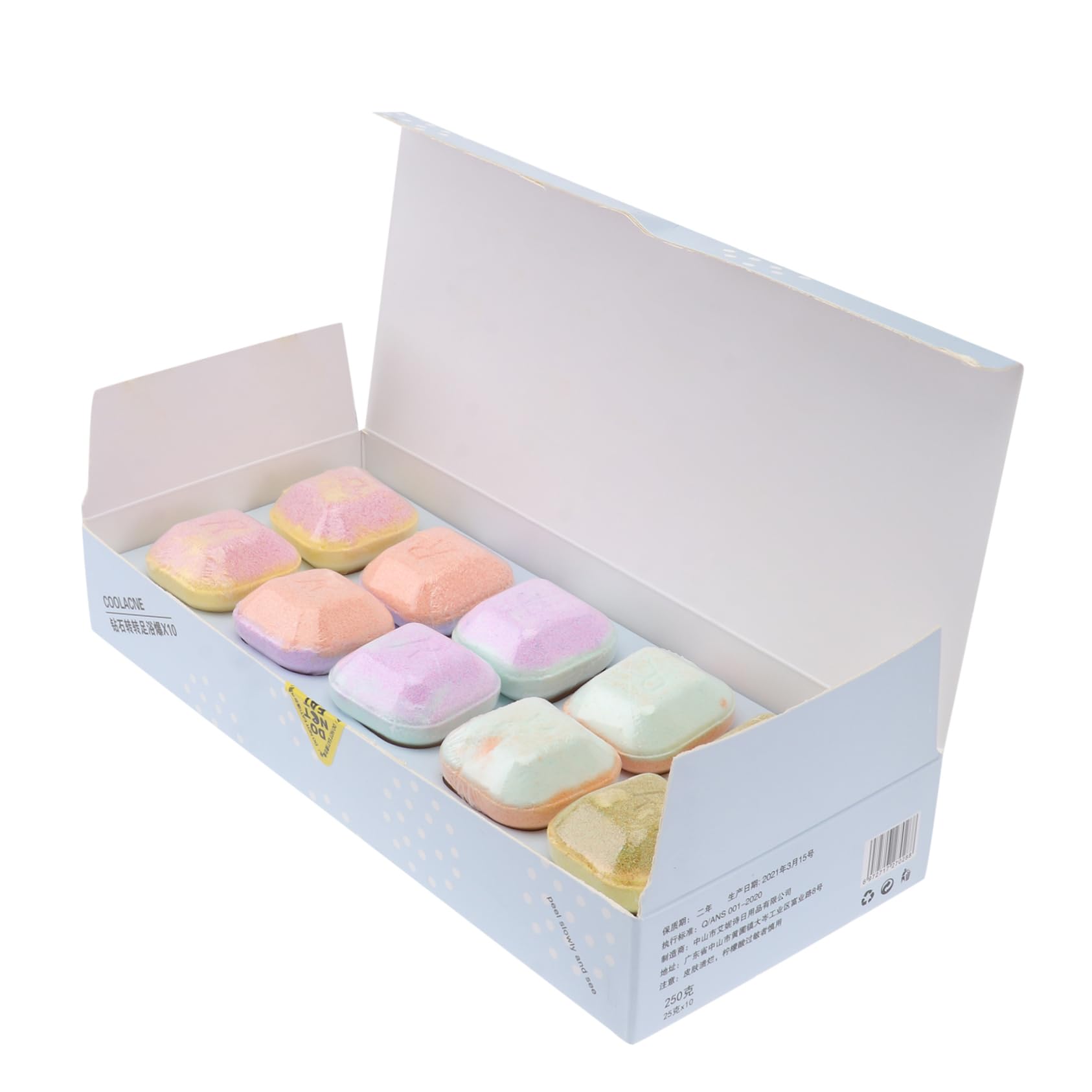 10 Pack Essential Oil Foot Bath Balls - Aromatherapy Bath Bombs for Relaxing Foot Soak, Random Scents - Perfect for Spa Night, Self-Care & Gift Giving