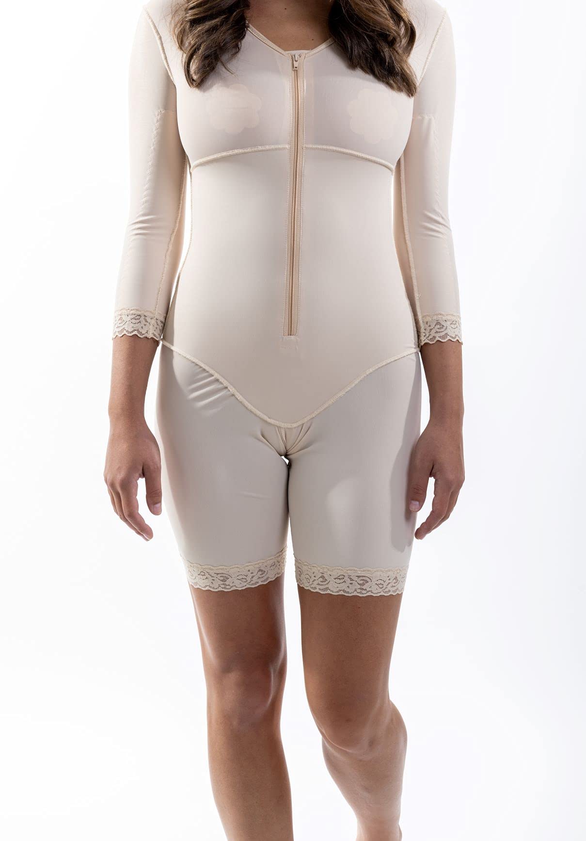 Post Surgical Compression Garments for Women After Liposuction - Mid Thigh Shapewear (Size S27) - Ideal for Recovery, Swelling Control & Body Contouring