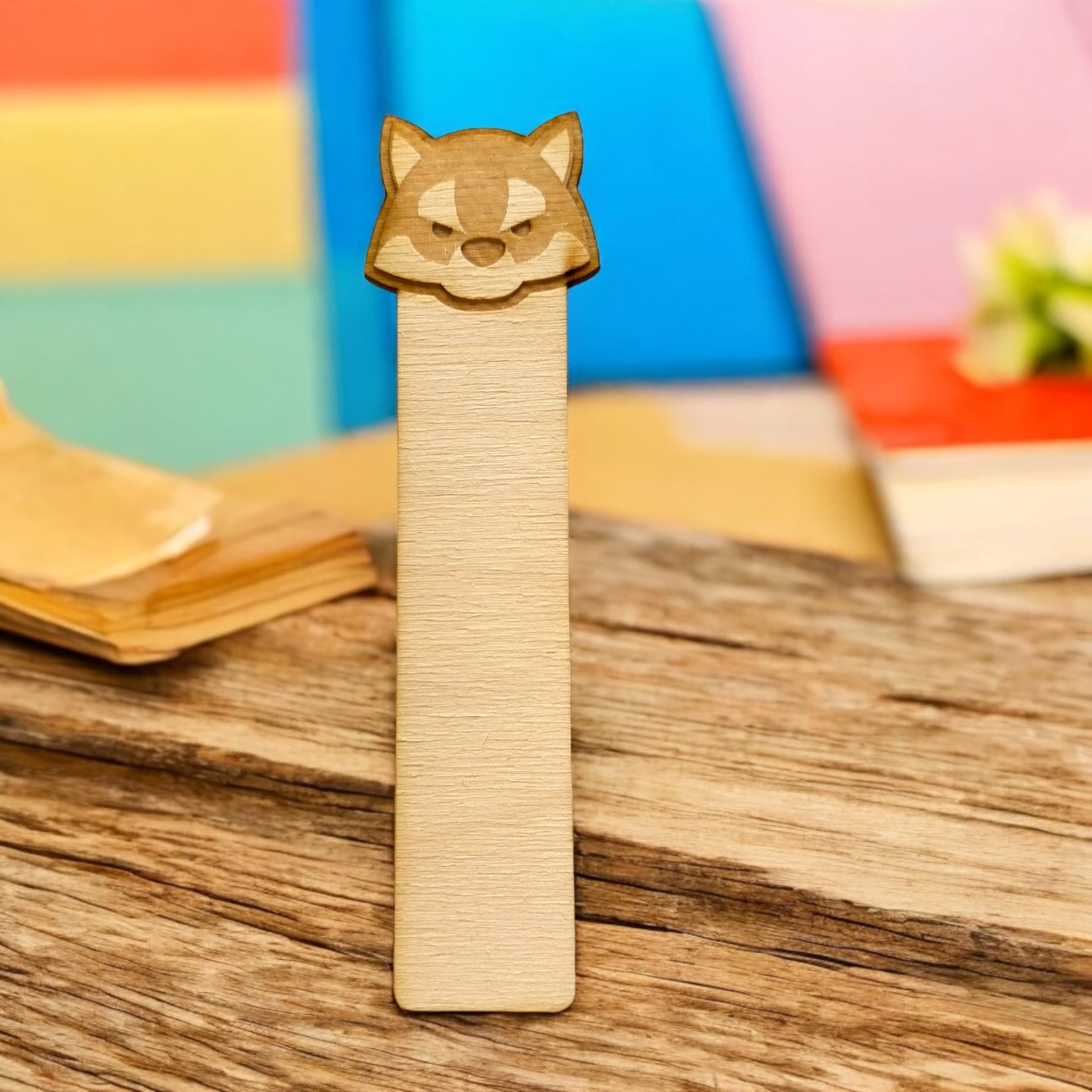 Cute Wolf Bookmark - Handmade Animal Bookmark for Reading, Gifts, and Book Lovers - Perfect for Journals, Notebooks, and Study Accessories