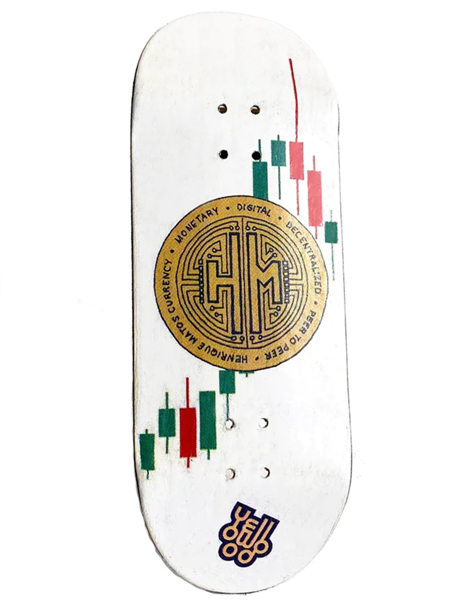 Yellowood Fingerboard Deck HM Pro - Professional Mini Skateboard for Tricks & Stunts - Perfect for Skateboarding Enthusiasts & Collectors