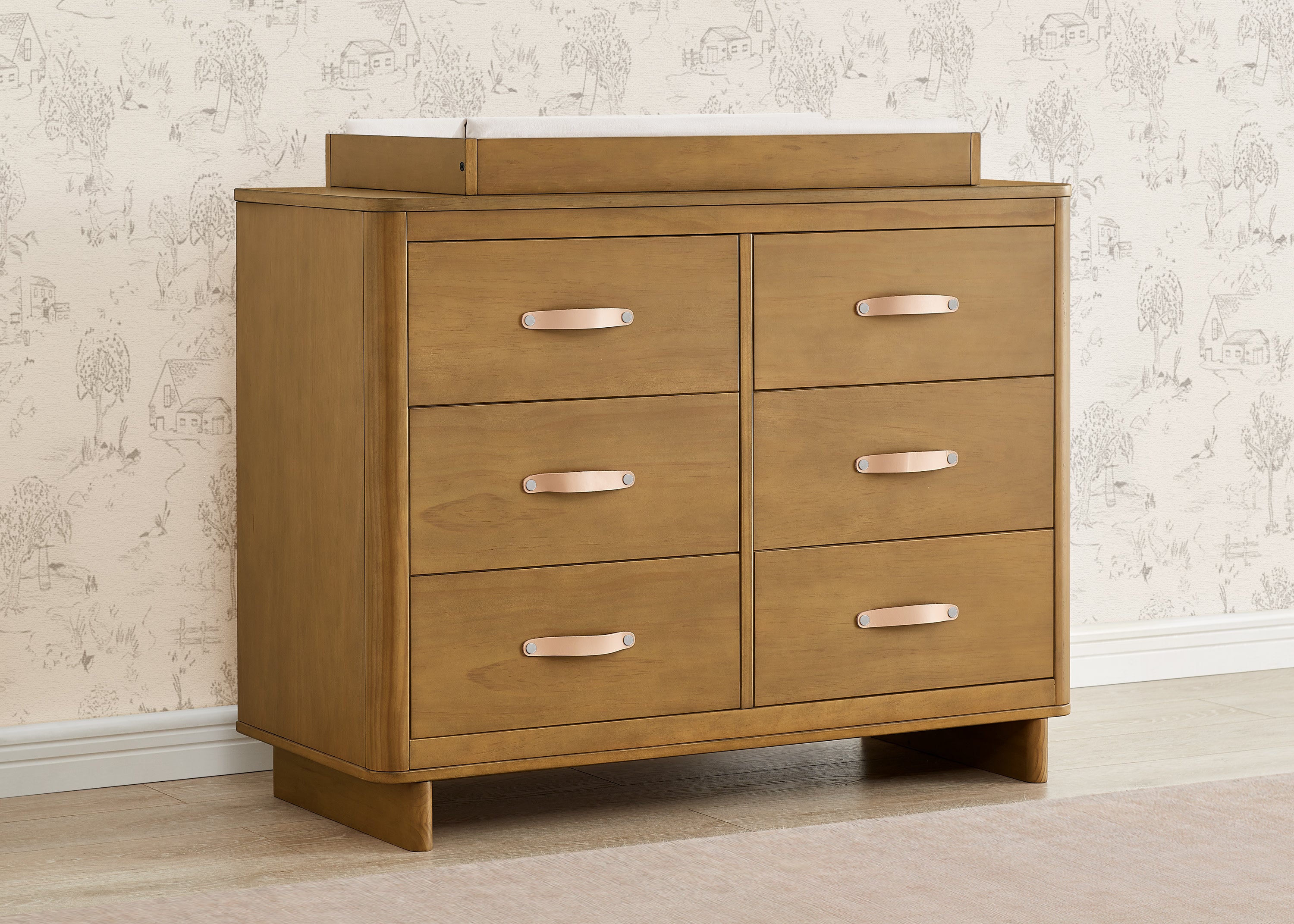 BabyGap Skye 6-Drawer Dresser with Interlocking Drawers - Nursery Storage Solution for Baby Clothes, Diapers & Essentials
