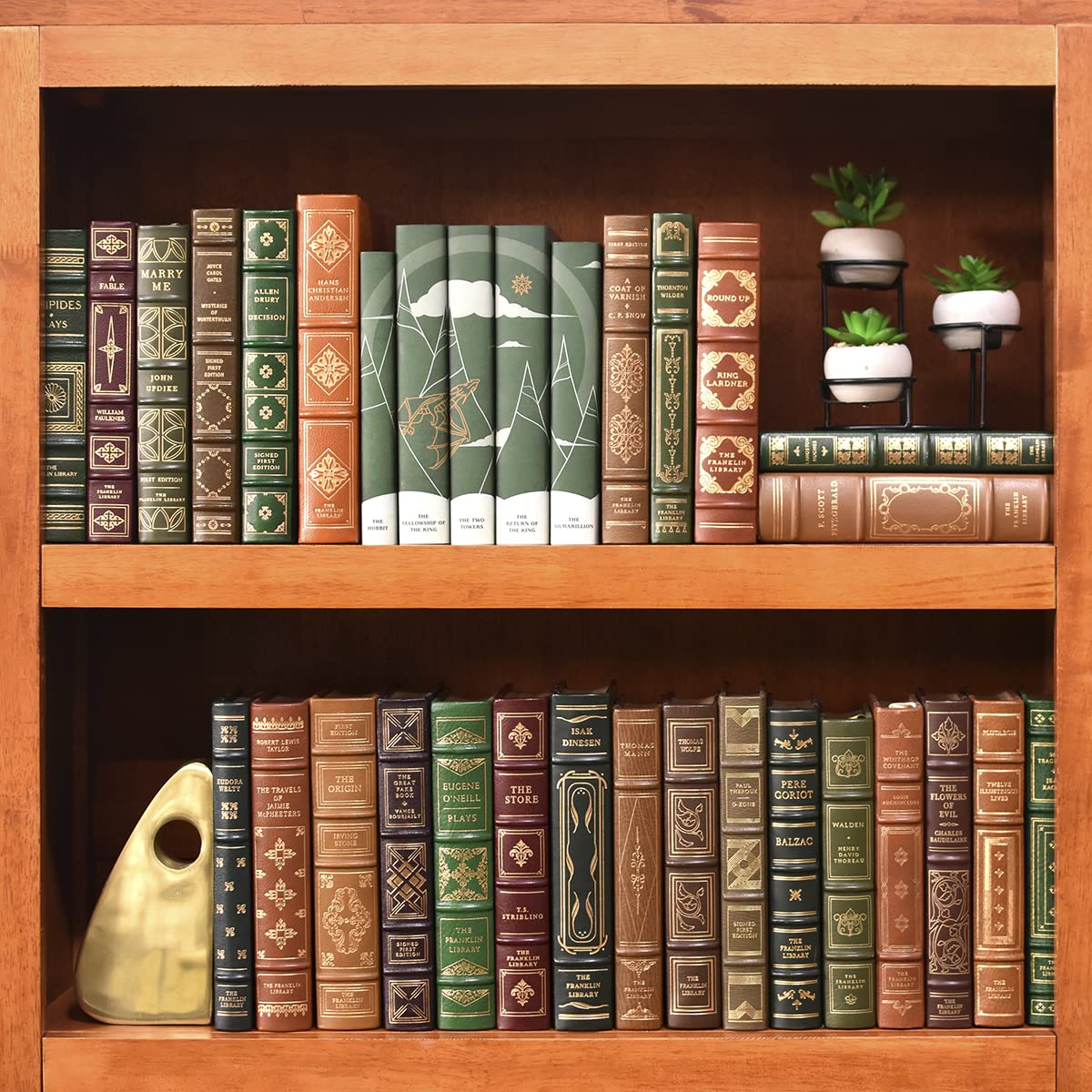 Juniper Books - The Lord of the Rings 5 Volume Book Set - Custom Cover Design for J.R.R. Tolkien Collection | Perfect for Fantasy Book Lovers & Home Library Decor