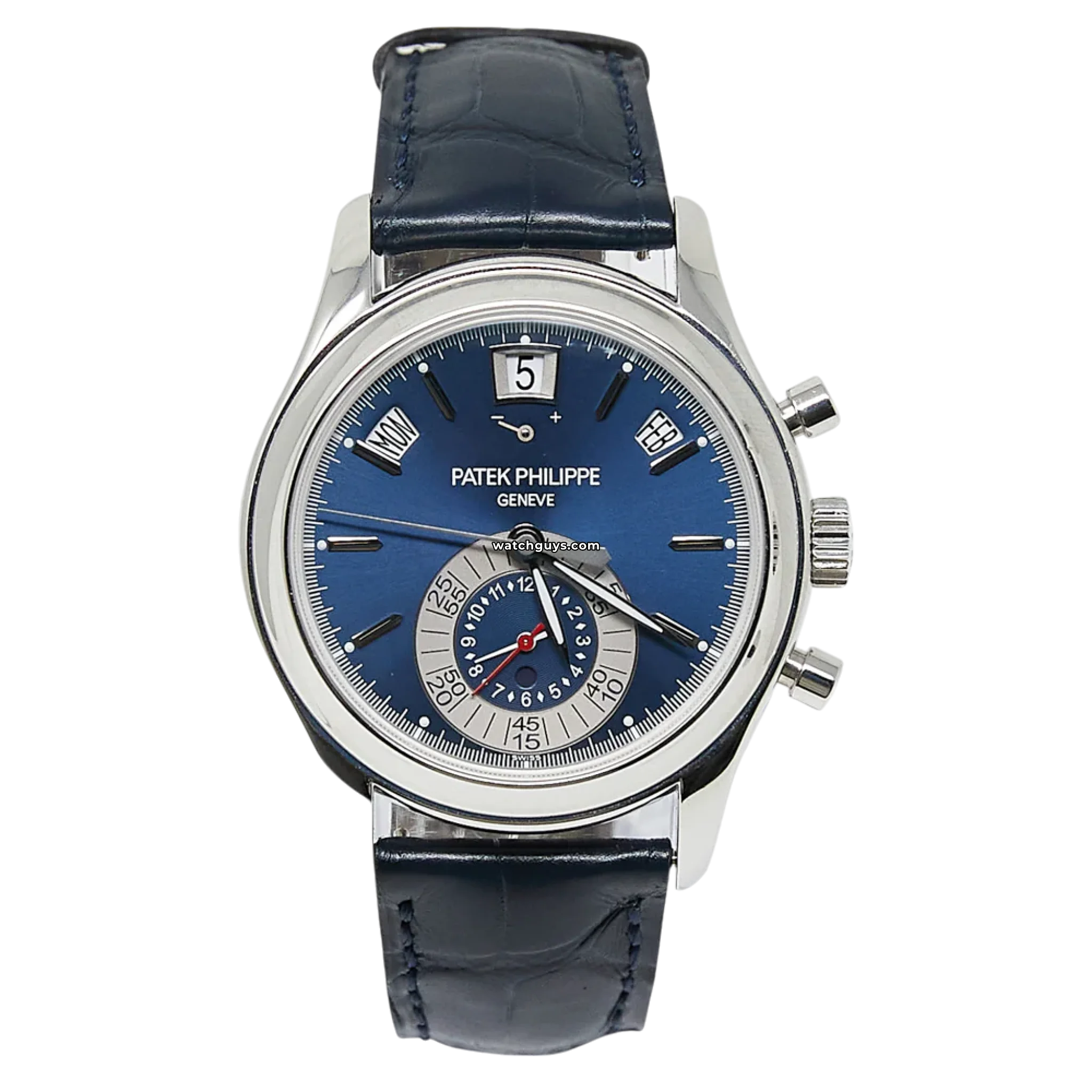 Patek Philippe 5960P-015 Annual Calendar Chronograph Watch - Luxury Men's Timepiece for Business & Formal Occasions