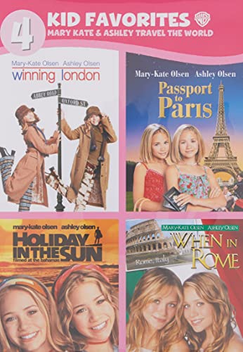 4 Best-Selling Kids' Toys: Mary Kate & Ashley Travel the World Adventure Playset - Perfect for Pretend Play, Travel Games & Birthday Gifts